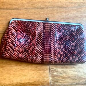 VINTAGE snakeskin clutch!